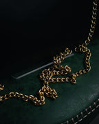 "Salvatore Ferragamo" 90’s Iconic gancini chain shoulder bag
