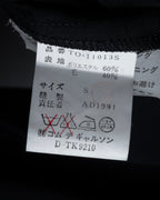 "tricot COMME des GARCONS" 90's Tailored collar belted long dress