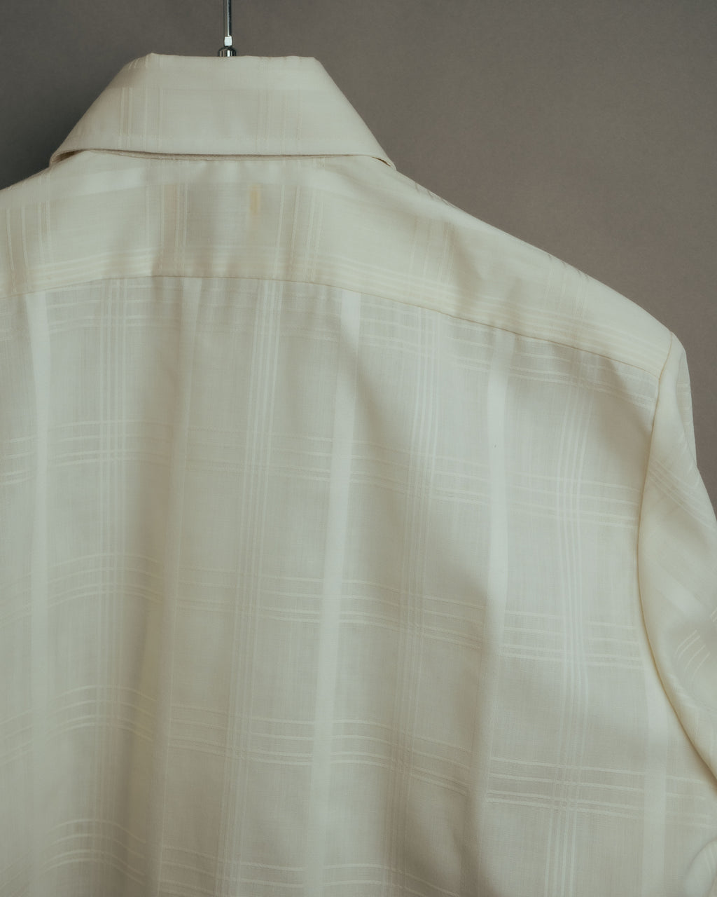 -MOOD Vintage Collections-
70’s-80’s Tone on tone check dress shirt