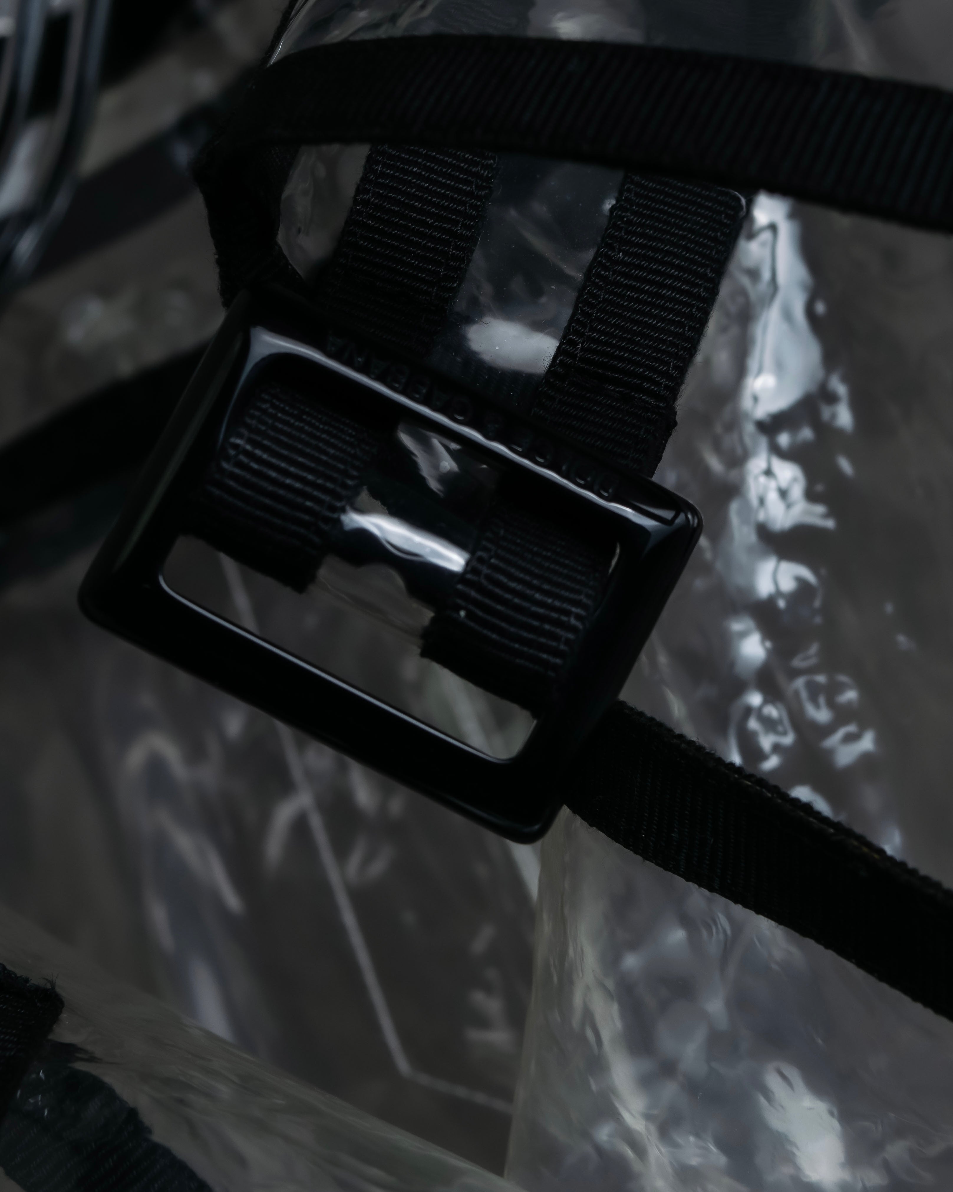 "DOLCE &amp; GABBANA" 23SS PVC material oversize trench coat