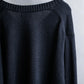 "L.L. BEAN" Oversized V-neck cable knit pullover