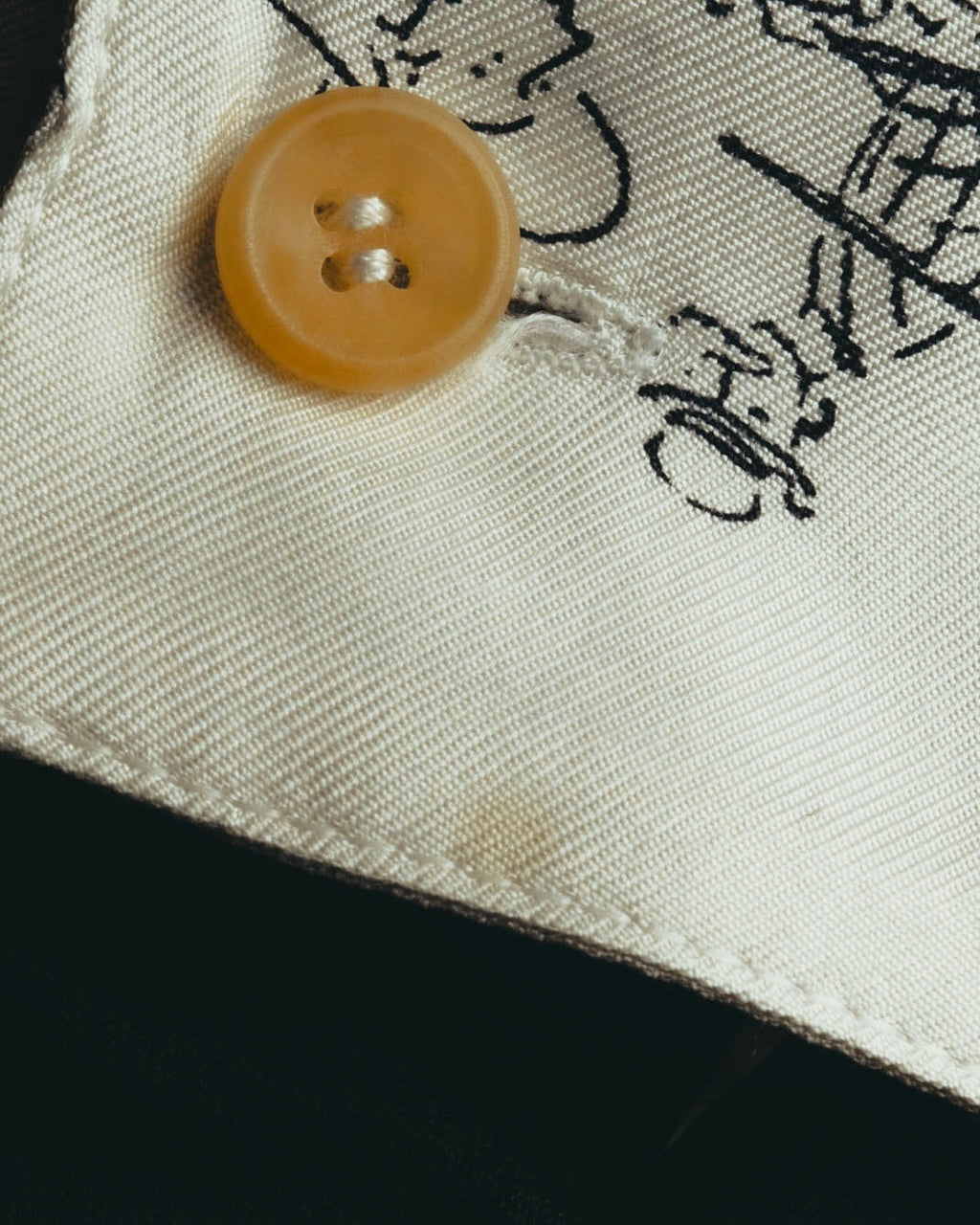 "Hermès" 70's-80's Scarf print shirt