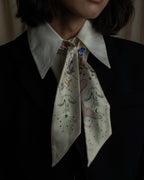 "Christian Dior" Dior Explore allegorical motif twilly mitzah scarf