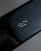 "CELINE" Moon & star top motif gold necklace