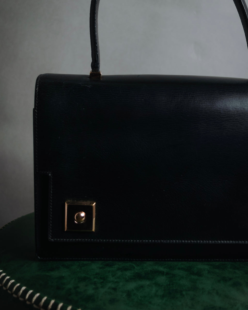 –SPECIAL– "HERMES" 60’s-70’s Box calf piano lock accordion bag