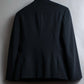 “ISSEY MIYAKE”  Chin belt designed stand collar jacket