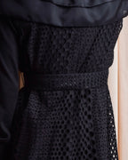 "NOKO OHNO" Layered organza frill embroidered dress