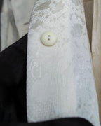 "Christian Dior" Shiny off-white shirt