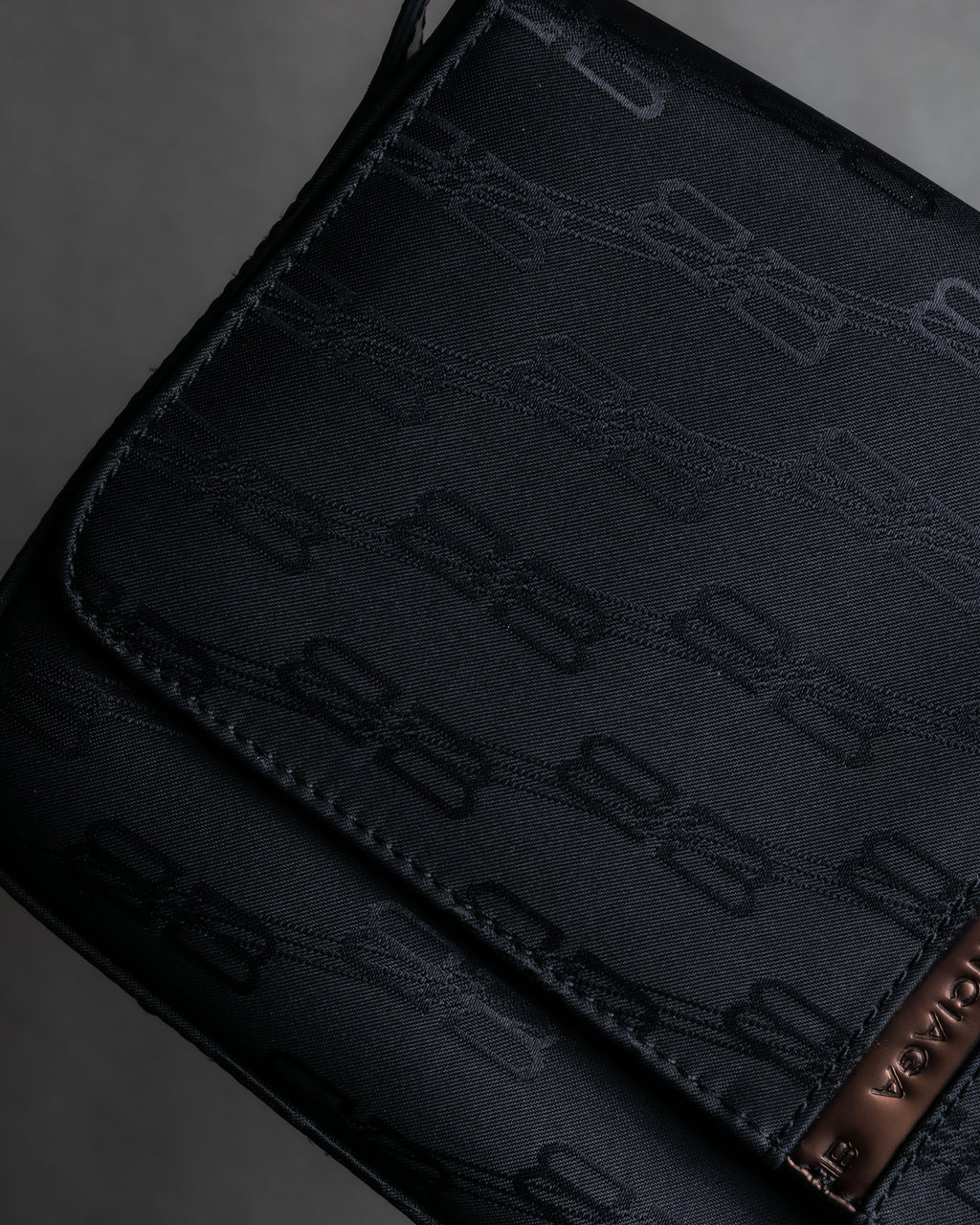 "BALENCIAGA" BB monogram jacquard shoulder bag