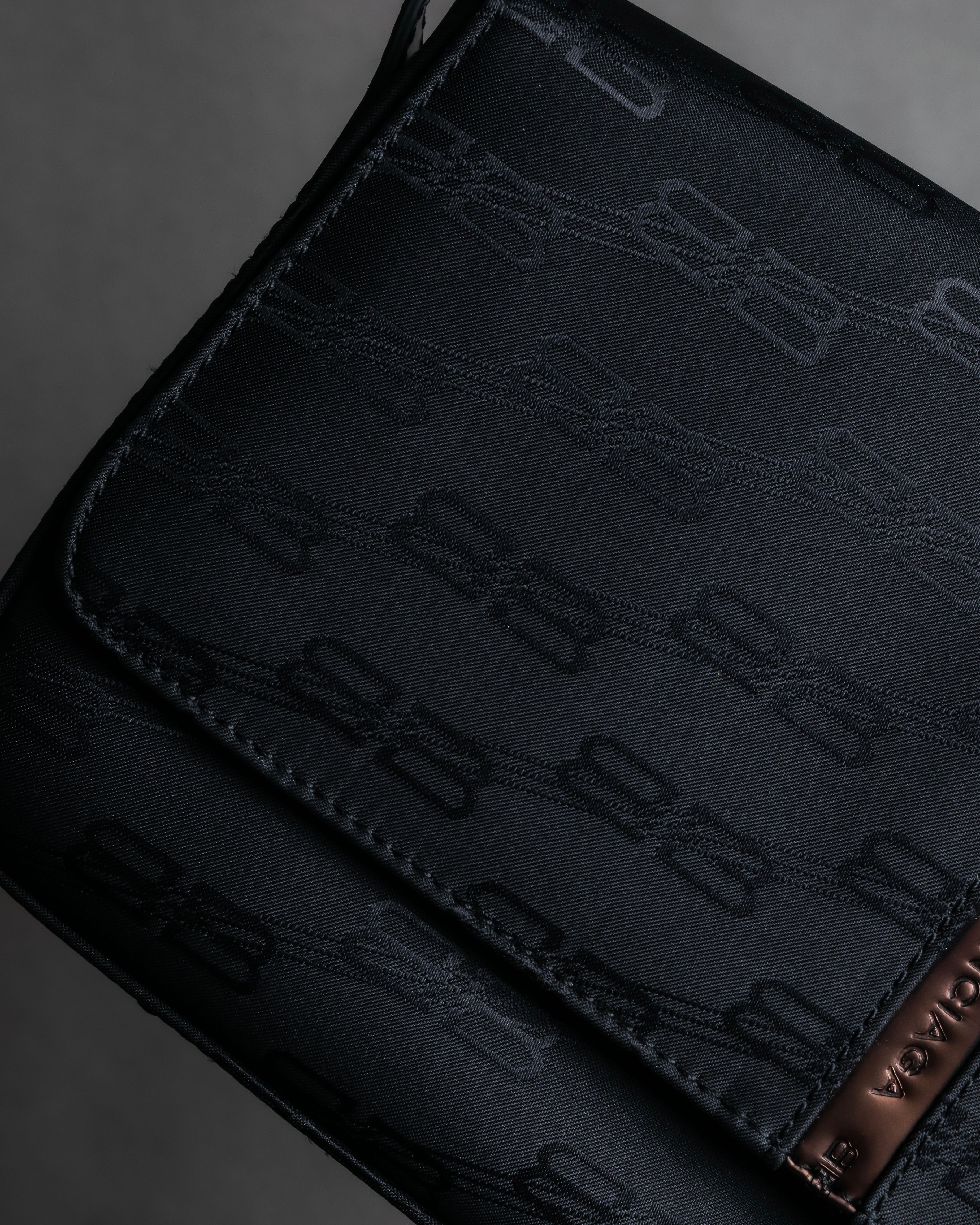 "BALENCIAGA" BB monogram jacquard shoulder bag