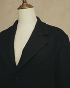 “MOSCHINO” 90’s-00’s wool cashmere tailored long coat