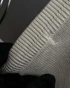 "BALENCIAGA" Diamond pattern argyle twill crew neck knit