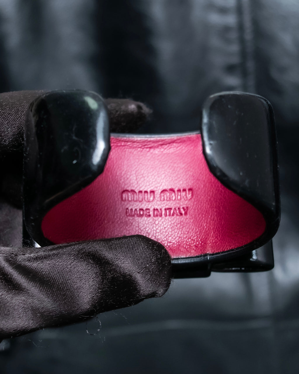 "miu miu"  Ribbon design bangle