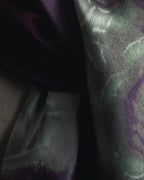 "Christian Dior" Abstract floral marbled print scarf