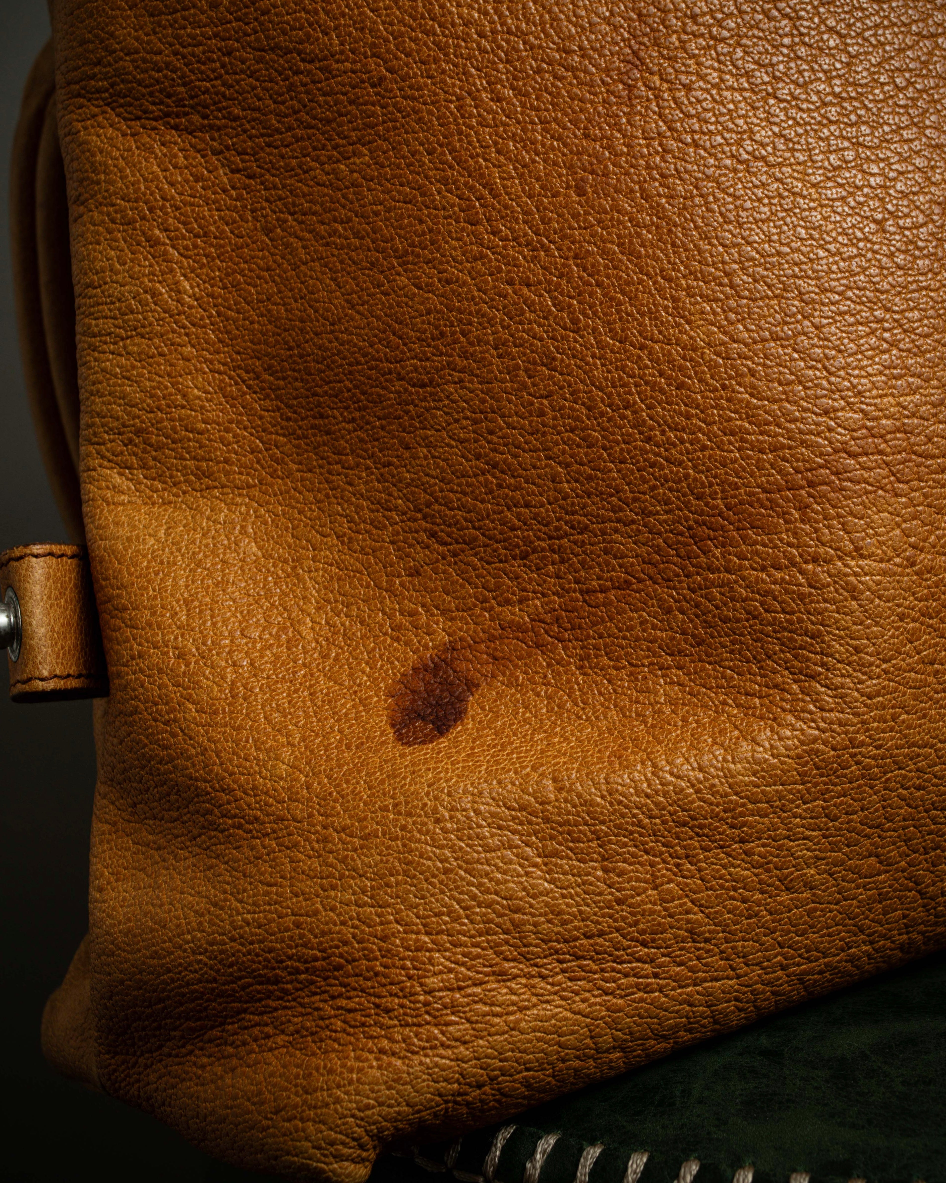 "MAISON MARGIELA" 12SS over flap design leather shoulder bag