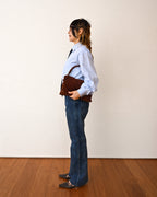 Christian Dior/ Cut Out Hem Straight Silhouette Denim