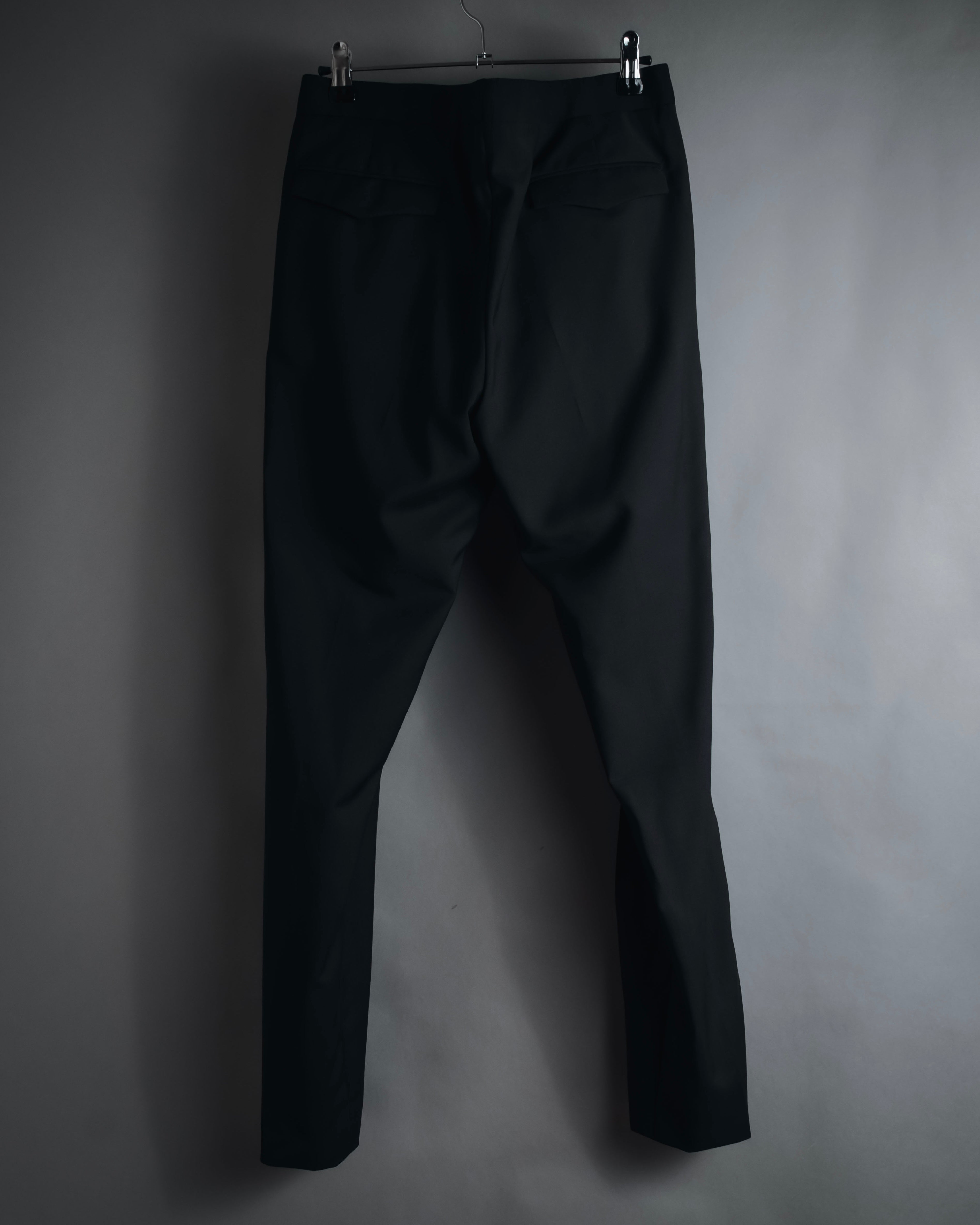 "Dior Homme" Chris Van Assche design satin lapel tuxedo set up