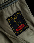 Vintage velor switching Tyrolean tailored jacket