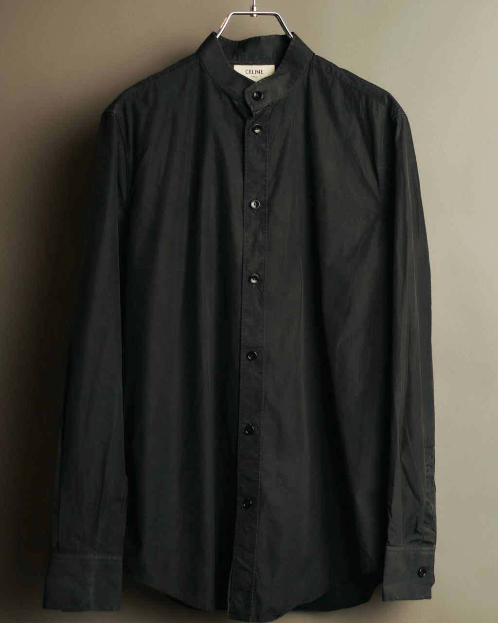 “CELINE” 2019-current Cotton band collar shirt