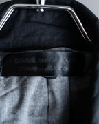 "COMME des GARCONS
COMME des GARCONS" 6 button detail raw edge jacket