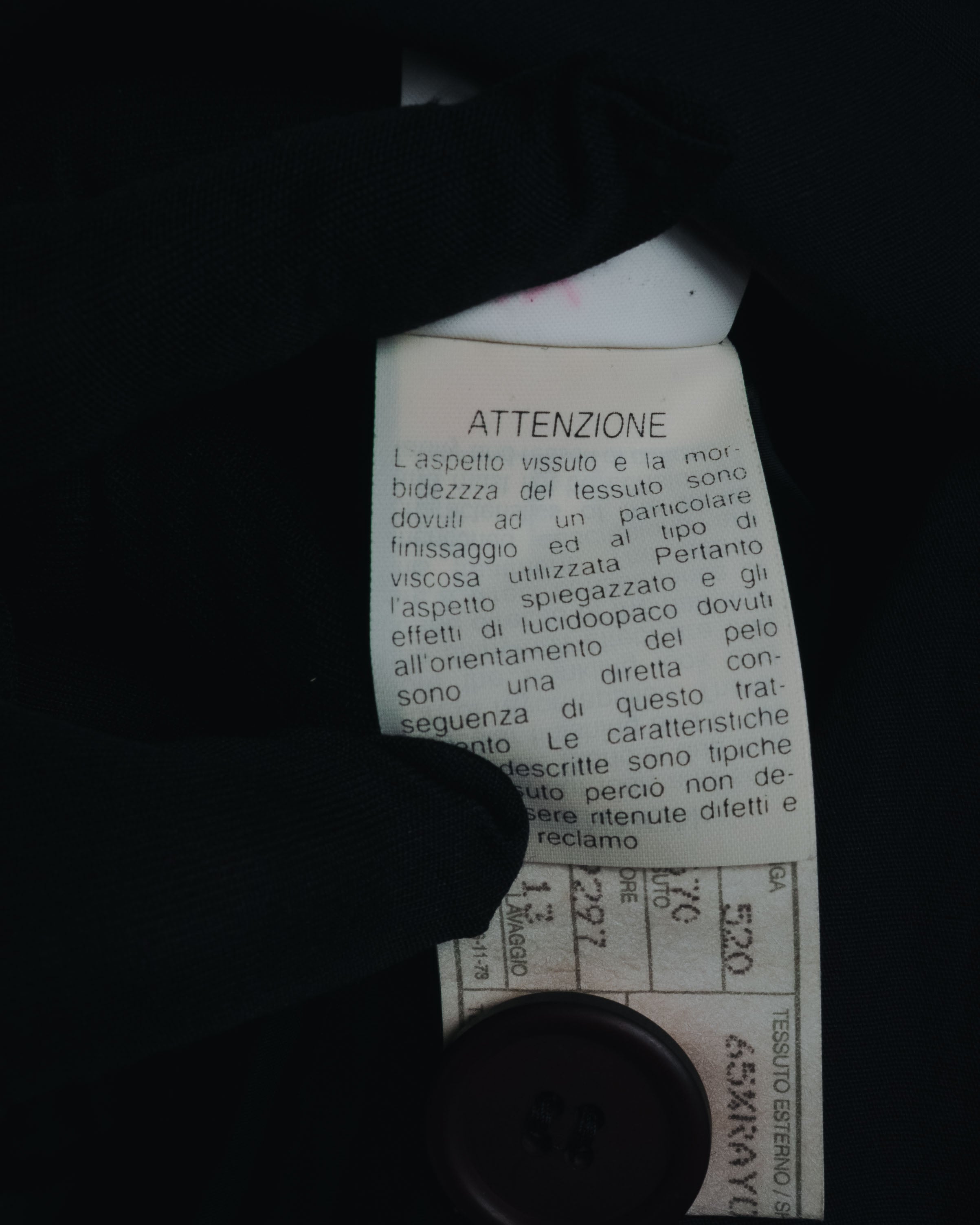 "GIORGIO ARMANI" Early 90s rayon linen asymmetric gilet