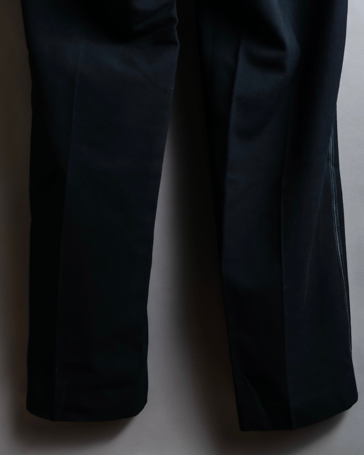 Vintage side line design wide tapered slacks