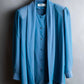 "PIERRE BALMAIN" Beautiful light blue color sheer bowtie blouse