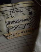 "HERMES" Margiela period Les Étoiles, Stars silk shirt