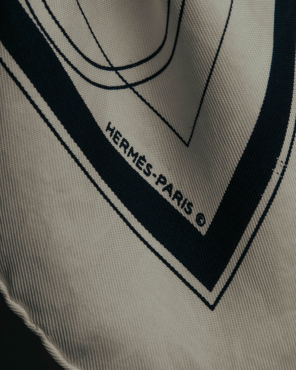 "Hermès" Classic ex libris silk scarf