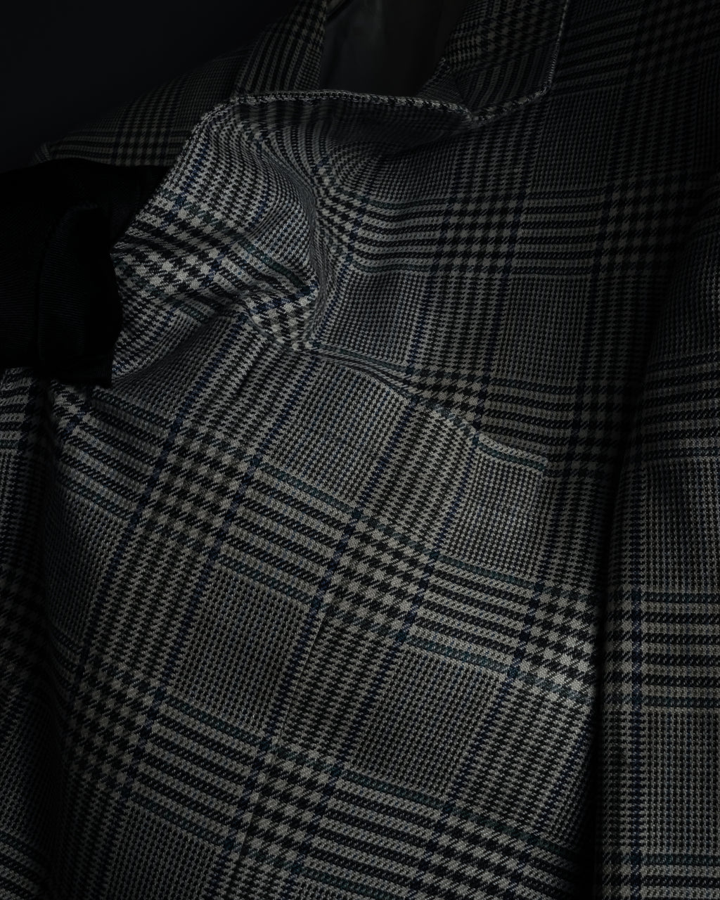 "HERMES" 90’s belvest silk wool linen peak lapel tailored jacket