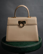 “Salvatore Ferragamo” 1990’s-00’s Gancini top handle bag