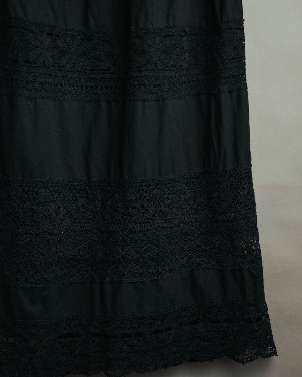 -SPECIAL- “tricot COMME des GARÇONS“ 2002SS Lace panel gathered skirt