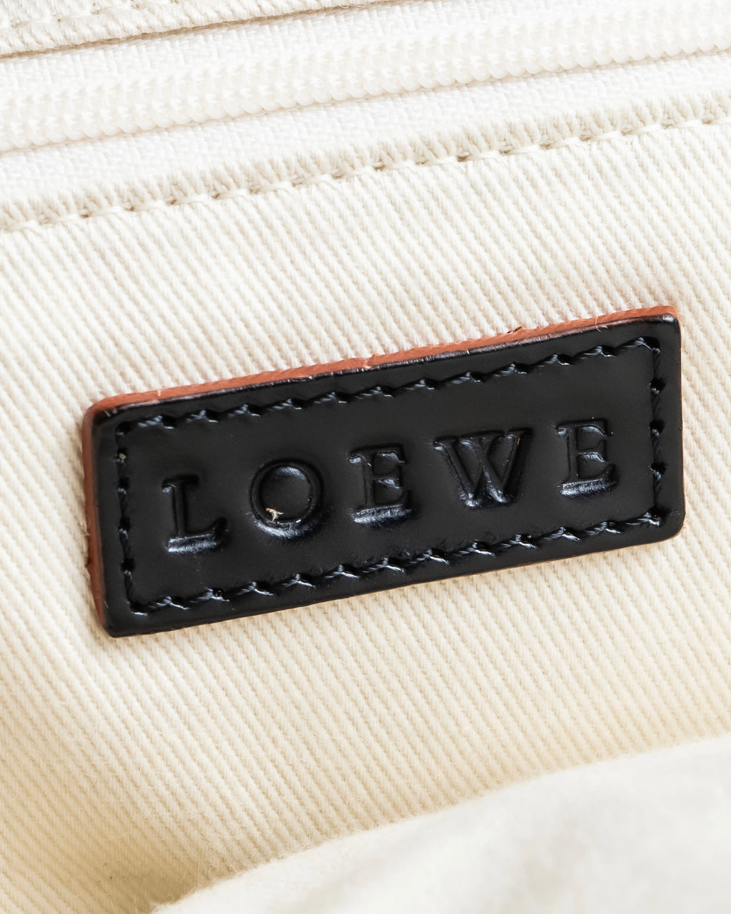 "LOEWE"　Belt design logo engraved tote bag