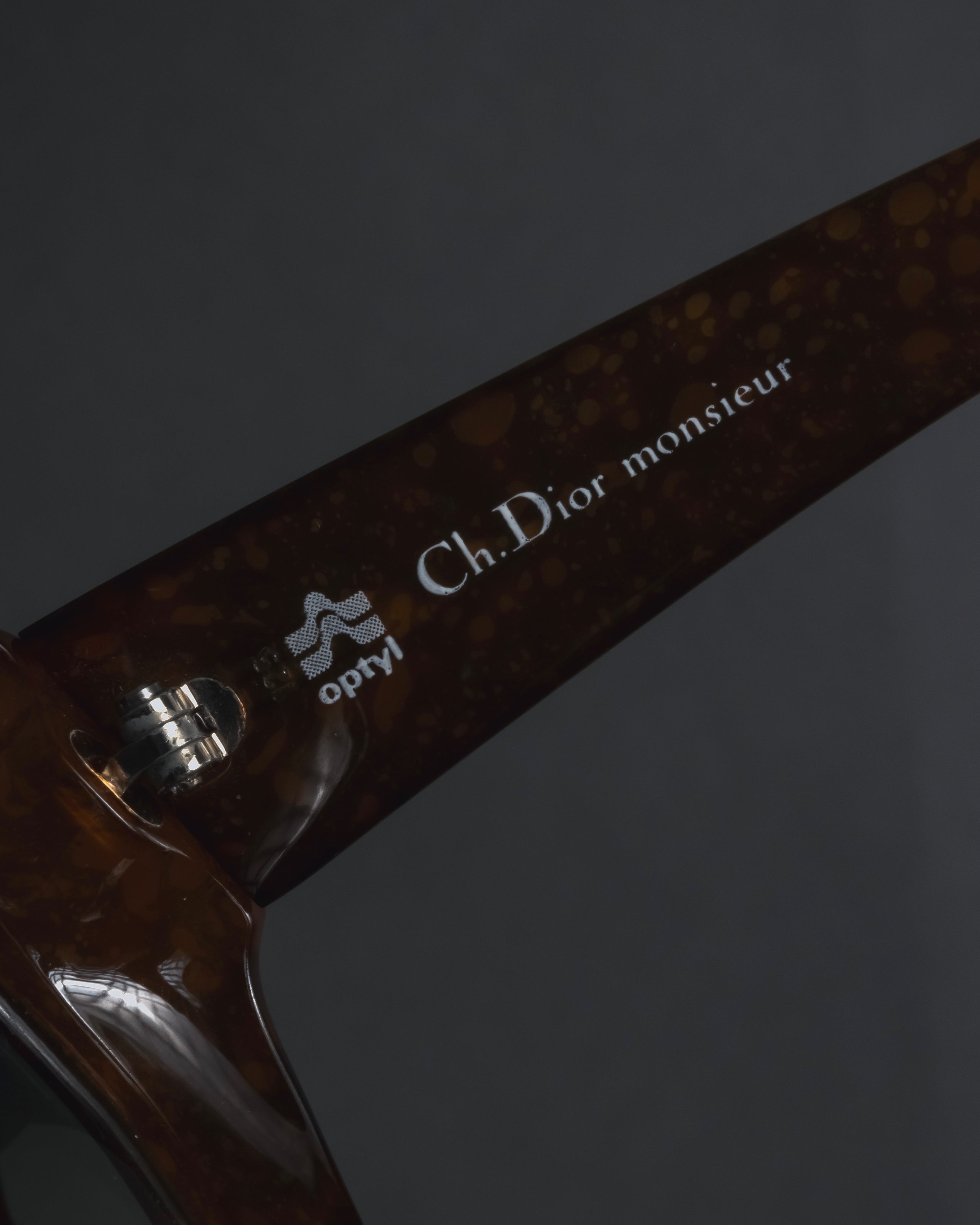 "Christian Dior" 80’s sculptural tortoiseshell optyl sunglasses