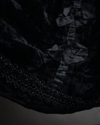 “COMME des GARÇONS” 2005 AW Velvet lace circle handle bag
