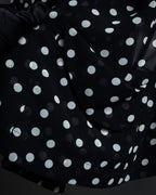 "robe de chambre COMME des GARCONS" 2002SS White dot pattern open collar shirt