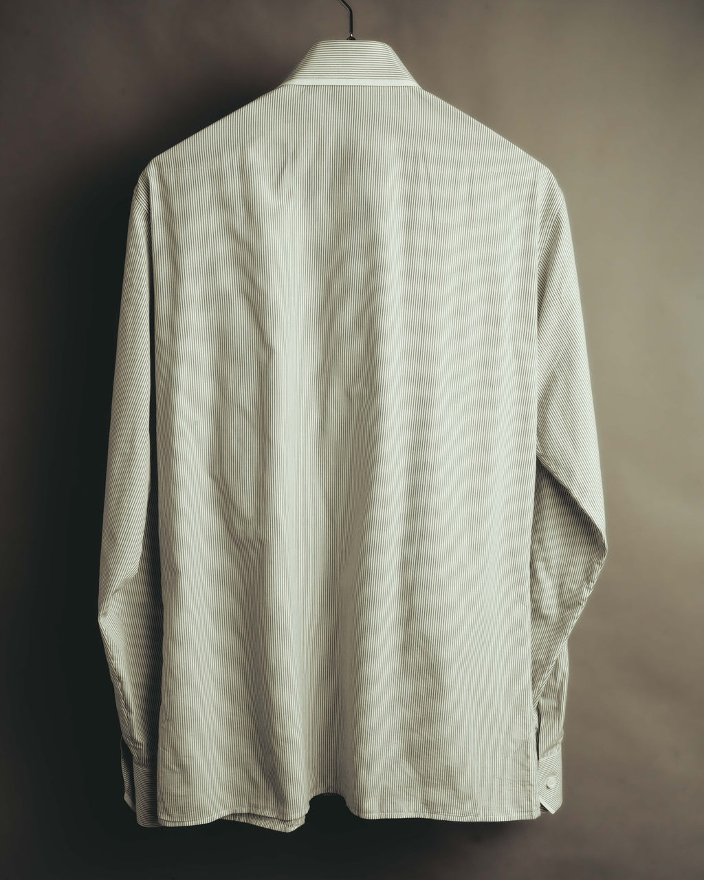 -SPECIAL- "Dior" 00's-10's Fine pinstripe concealed placket dress shirt