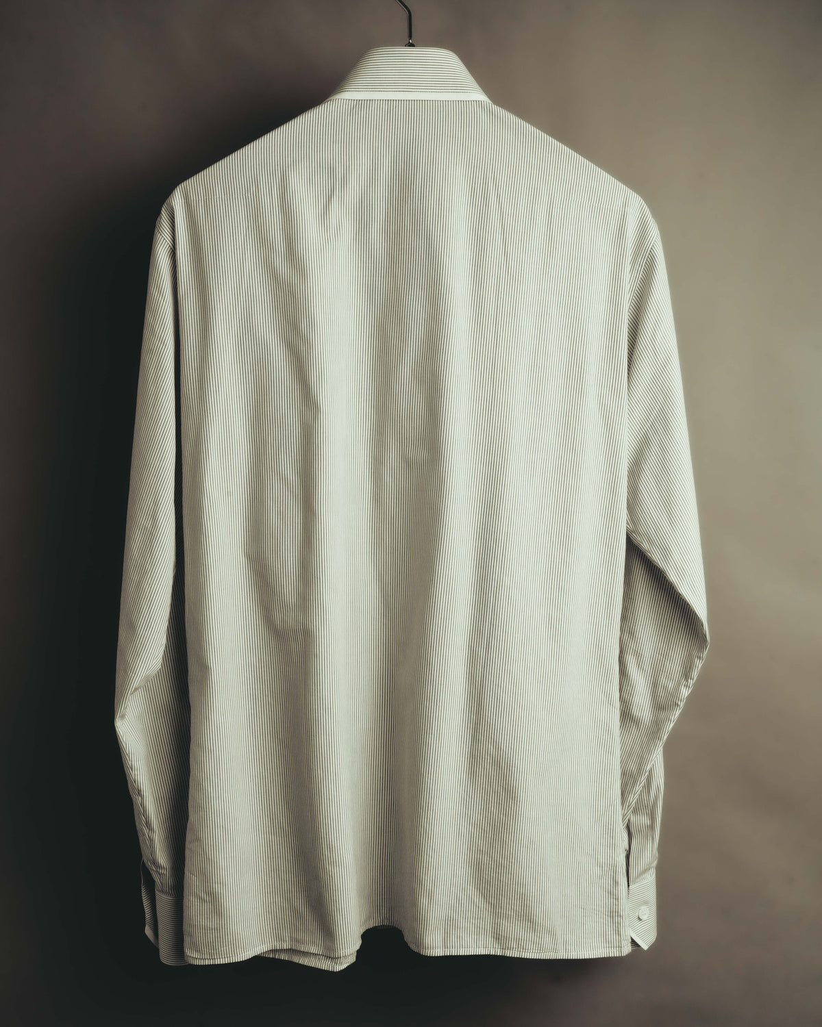 -SPECIAL- "Dior" 00's-10's Fine pinstripe concealed placket dress shirt