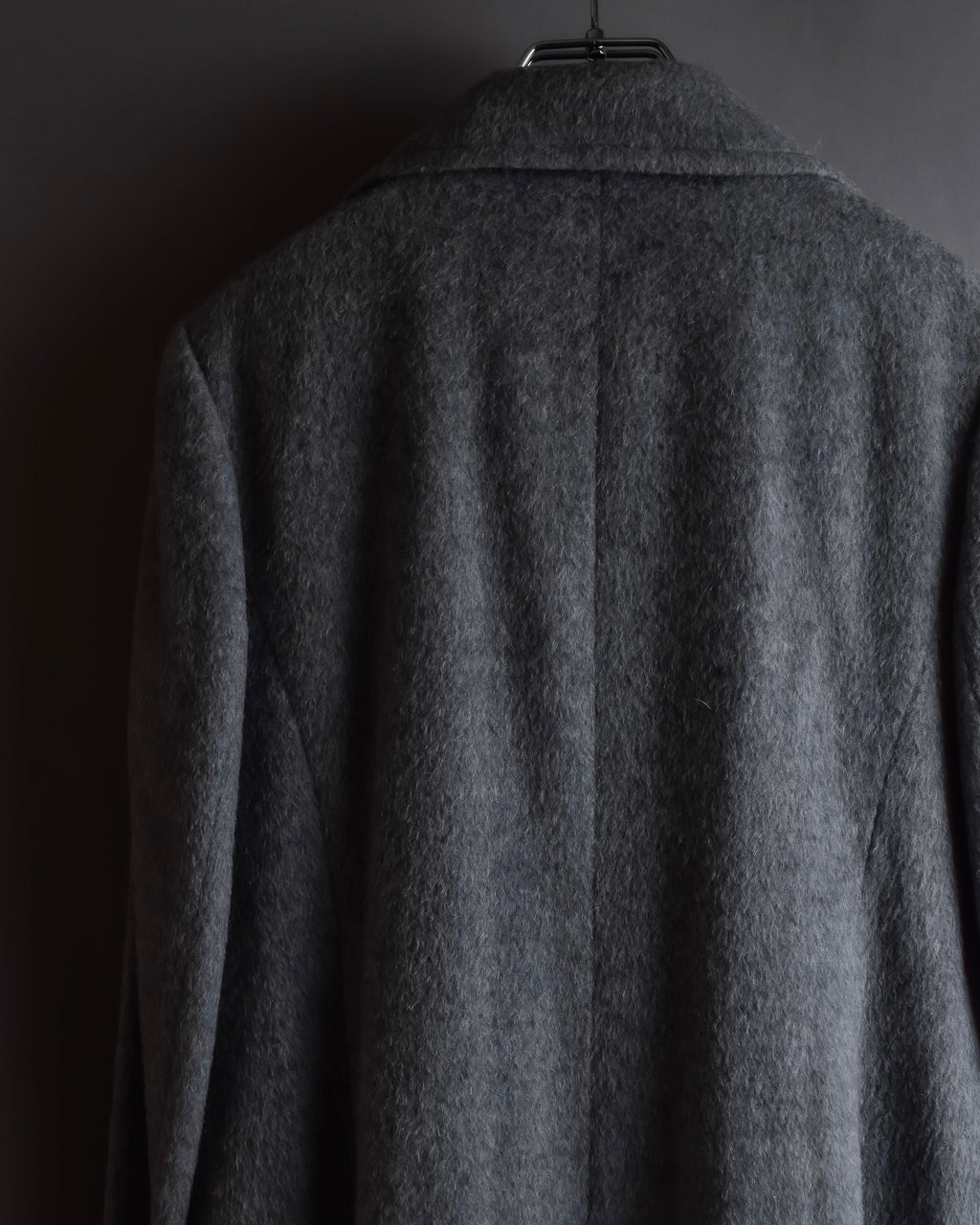 "BALENCIAGA" Alpaca blend maxi length shaped chester coat