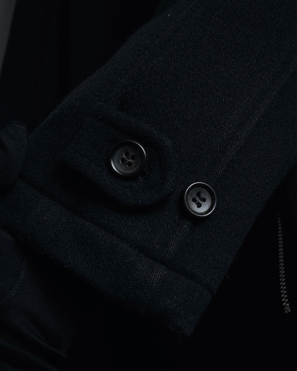 "COMME des GARÇONS HOMME"
96AW Thick wool zip-up coat