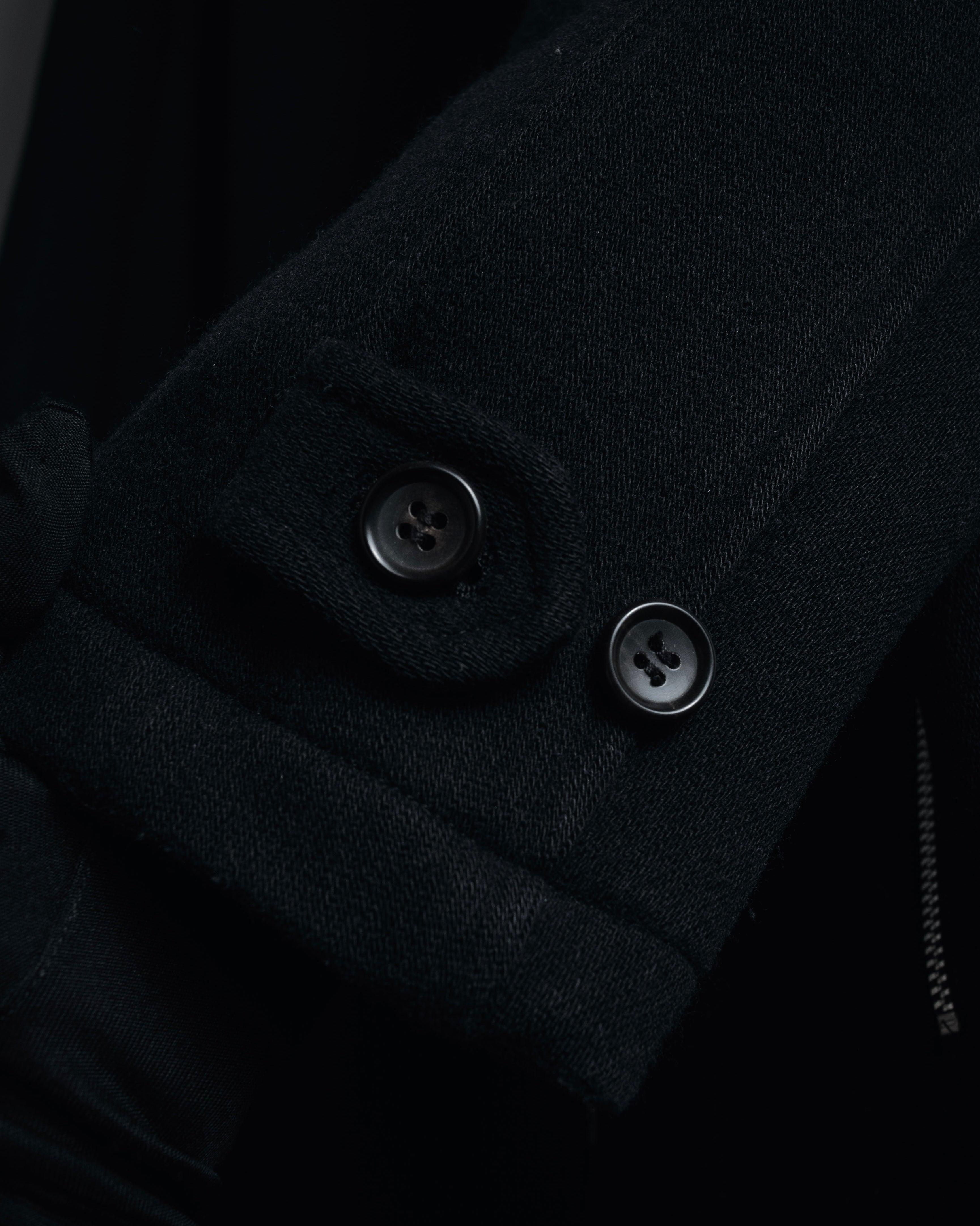 "COMME des GARÇONS HOMME"
96AW Thick wool zip-up coat