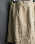 "BOTTEGA VENETA" Mid length 4 button flared skirt