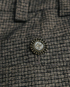 -SPECIAL- “CHANEL” 05AWmicro houndstooth tweed wide trousers