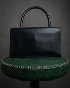 –SPECIAL– “HERMES” 50’s-60’s Escale box calf top handle bag