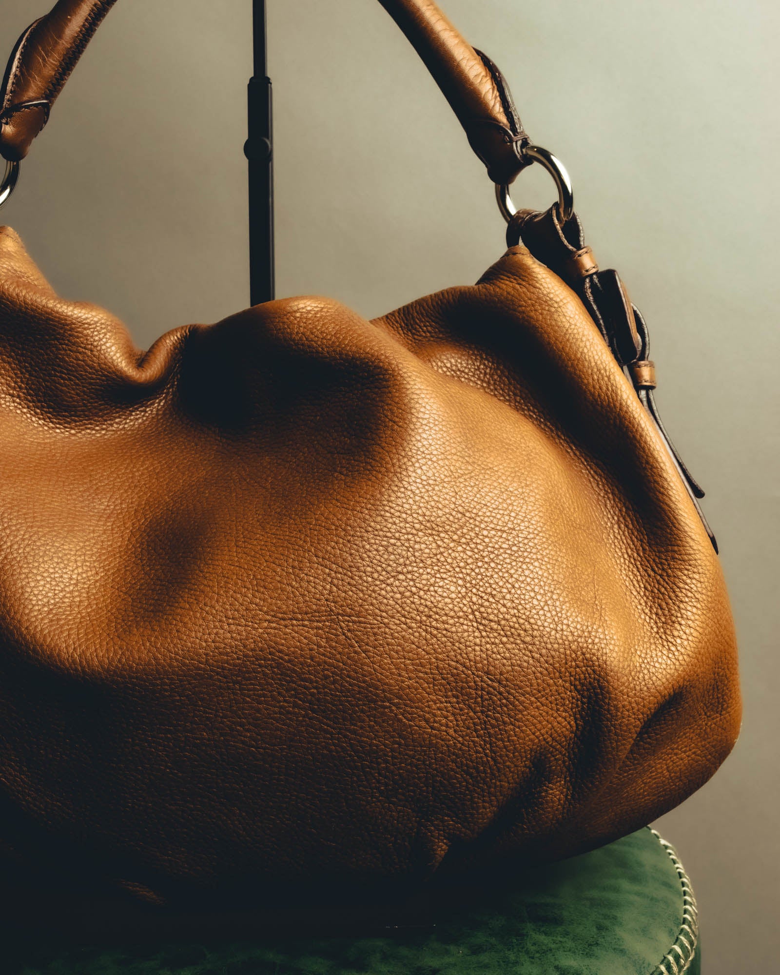 "JIL SANDER" Soft grained leather shoulder bag