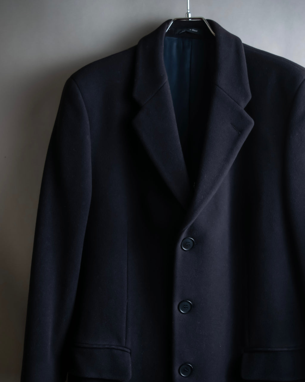 "EMPORIO ARMANI" Single-breasted oversized chester coat