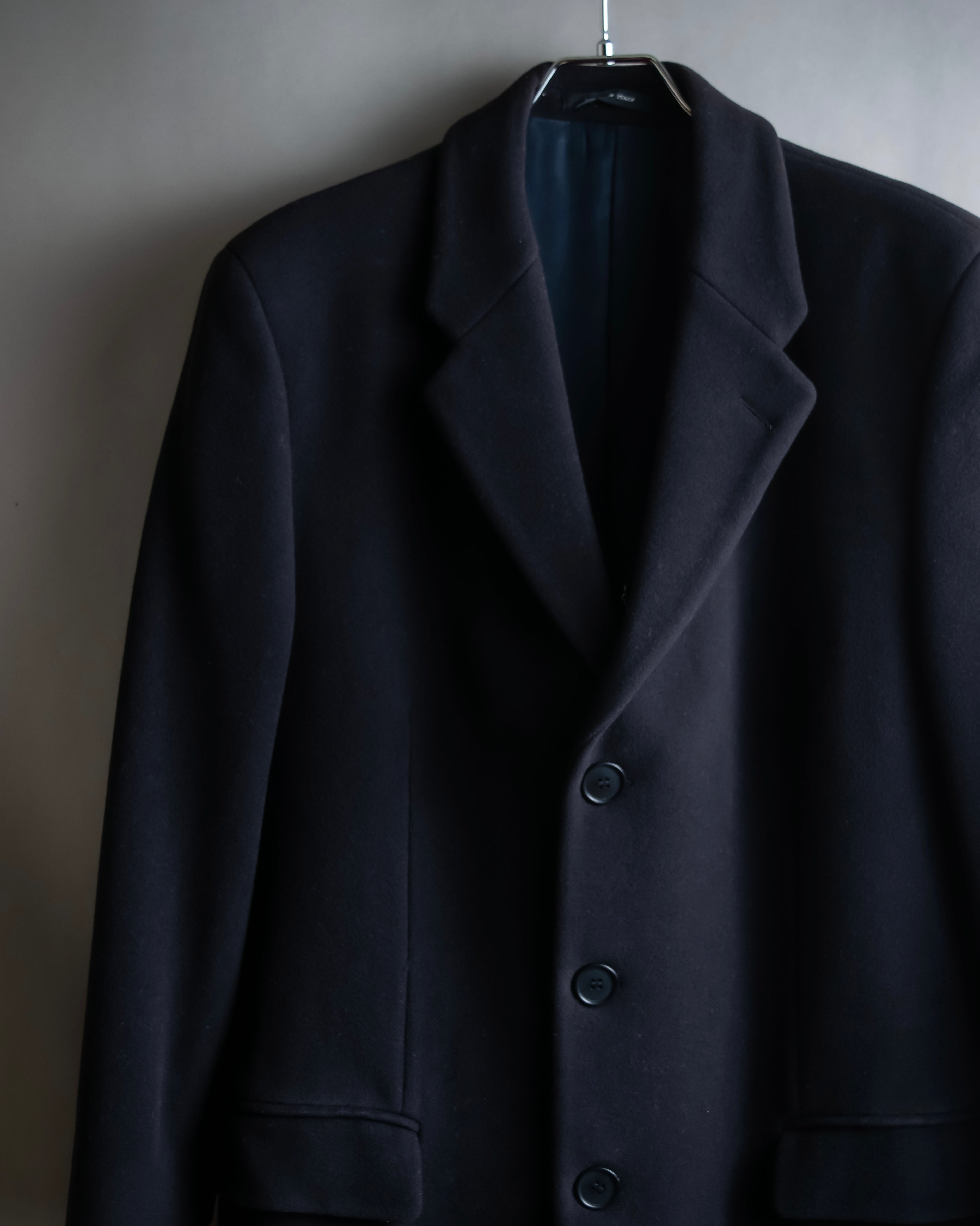 "EMPORIO ARMANI" Single-breasted oversized chester coat