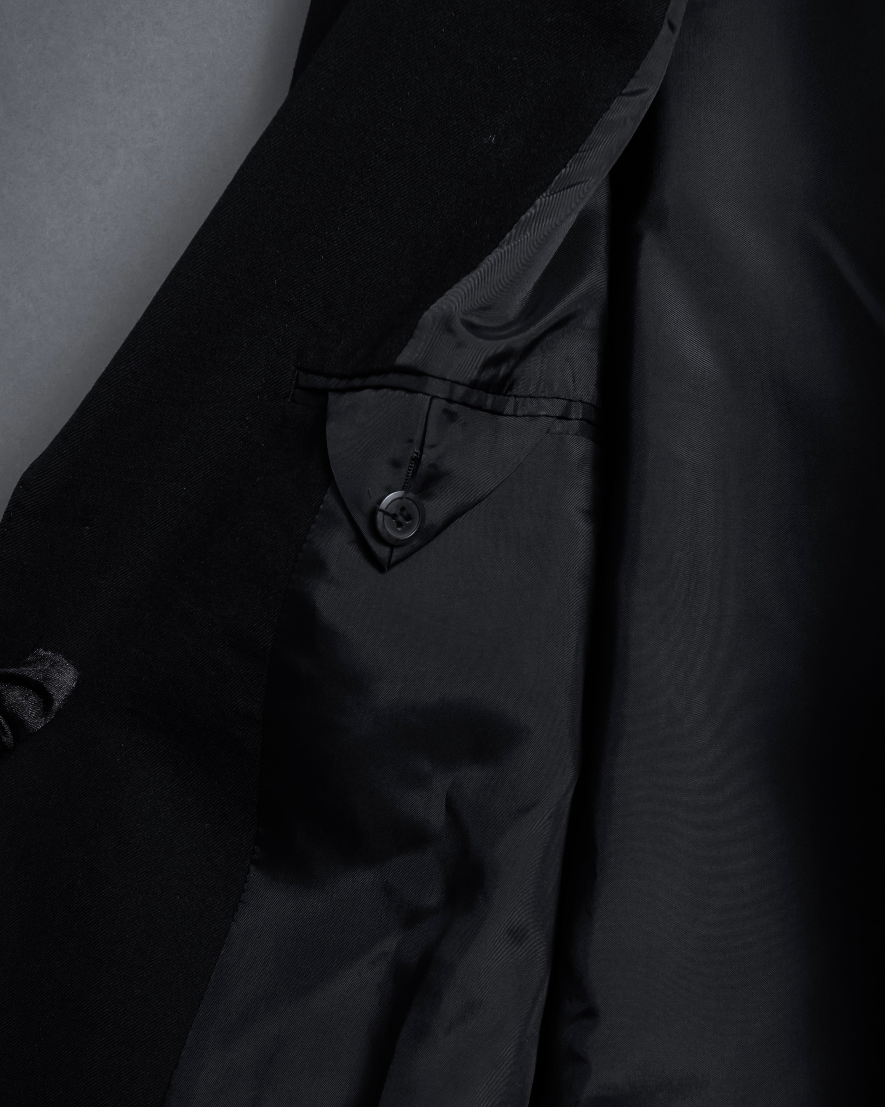 "ISSEY MIYAKE" 00AW Simple detail wool tailored jacket