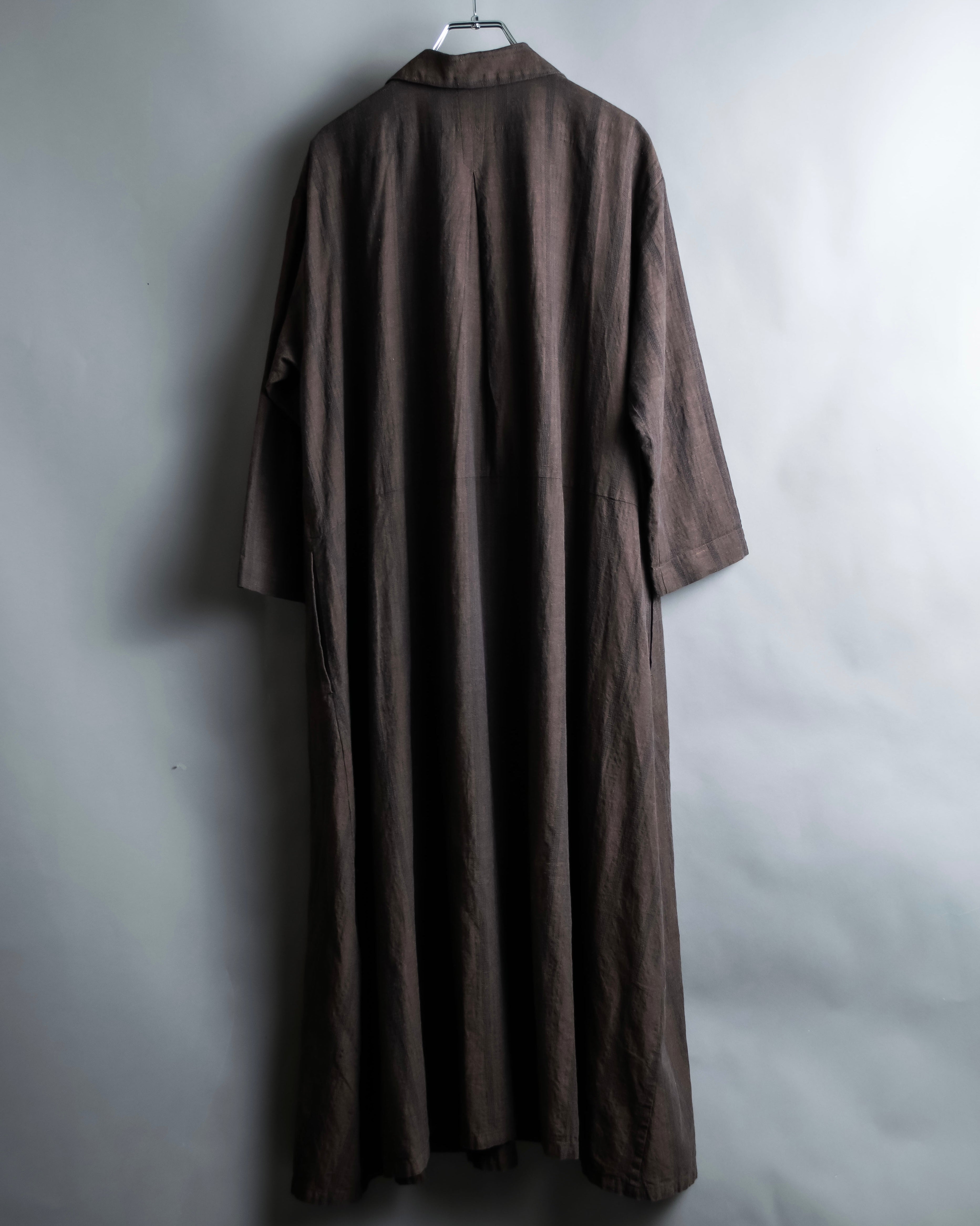 "pas de calais" compact collar long dress