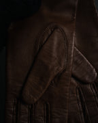 “Chloé” 2000’s Pittards leather minimalist gloves